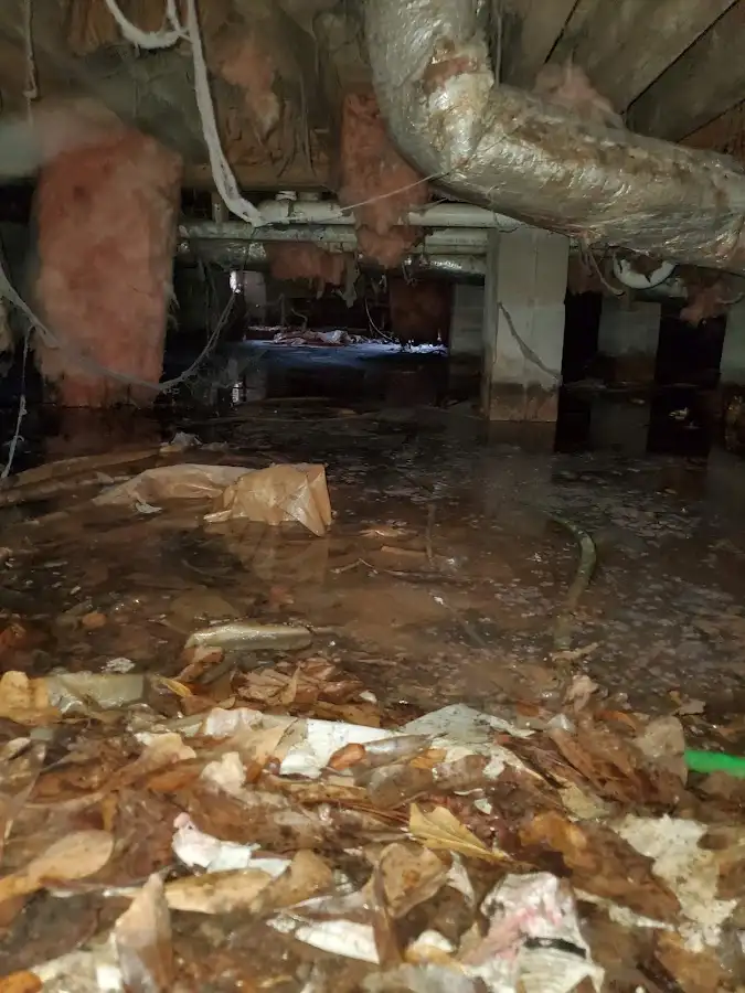 Crawl space flood assessment for Leak Detection & Repair in Durham
